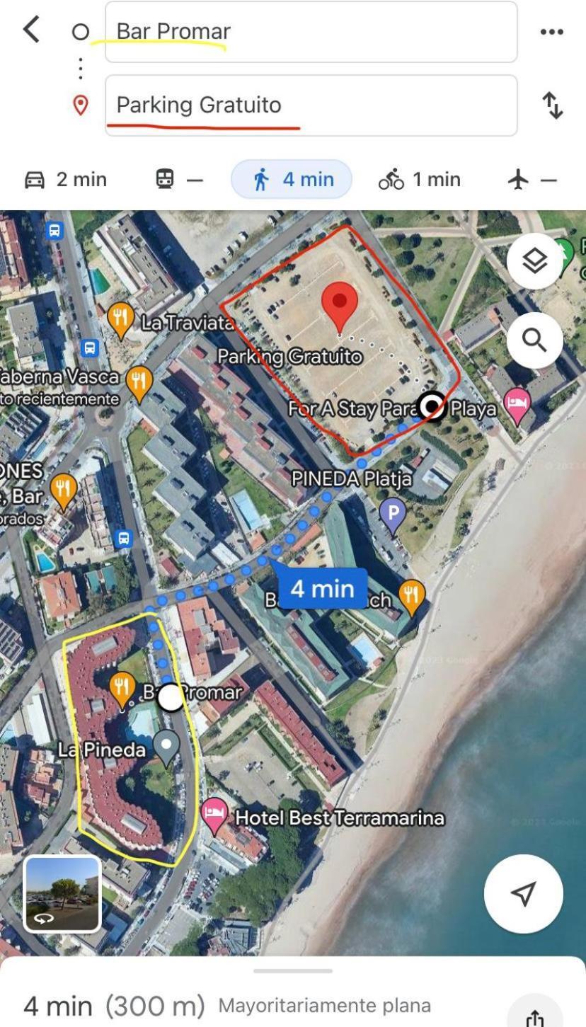 Estudio Con Vistas Al Mar Διαμέρισμα La Pineda Εξωτερικό φωτογραφία